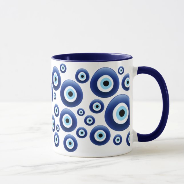 Taza de la protección de mal de ojo (Derecha)