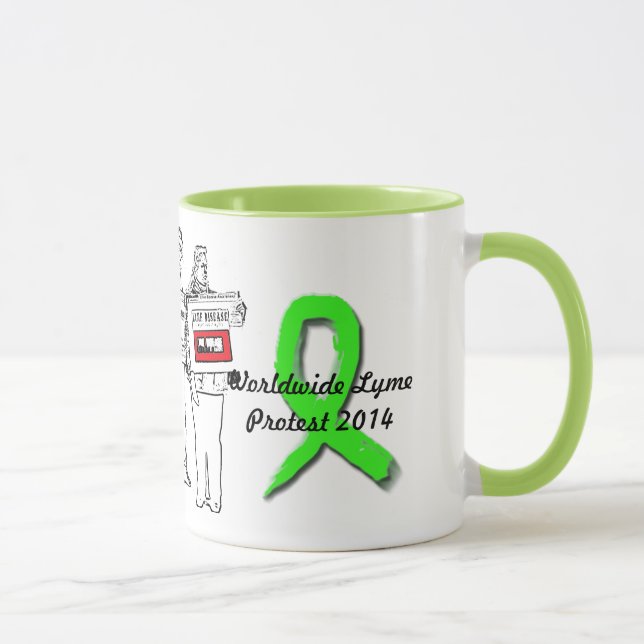 Taza de la Protesta Mundial de Lyme (Derecha)