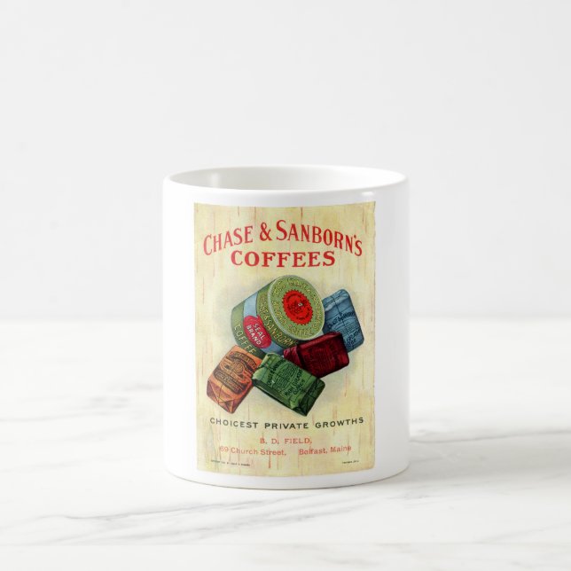 Taza de la publicidad de la caza y de Sanborn (Centro)