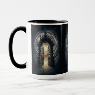 Taza de la puerta de fantasía gótica