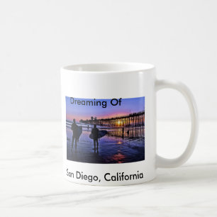 Taza de la puesta del sol de San Diego