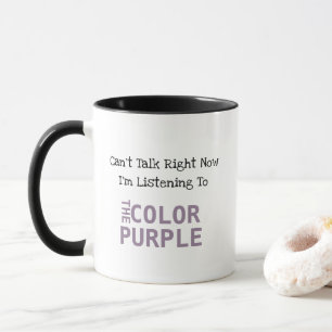 Taza de la púrpura del color