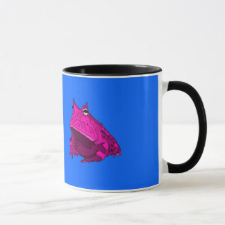 Taza de la rana córnea del arte pop