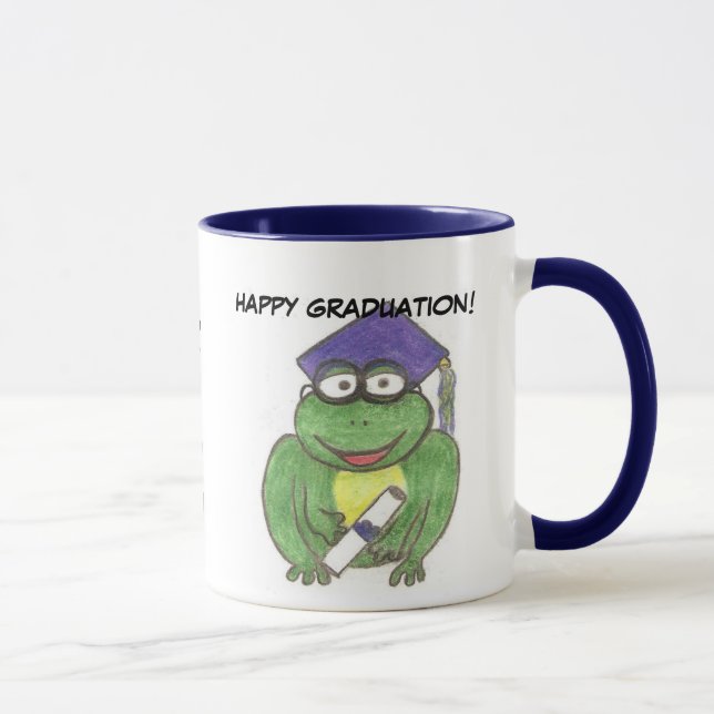 Taza de la rana de la graduación (Derecha)