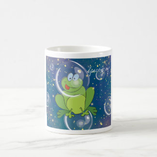 Taza de la rana del espacio