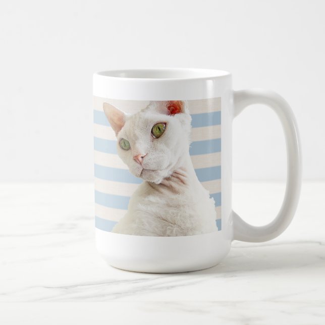 Taza de la raya azul de Casper (Derecha)
