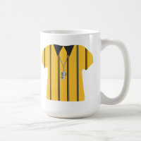 Taza de la referencia del fútbol