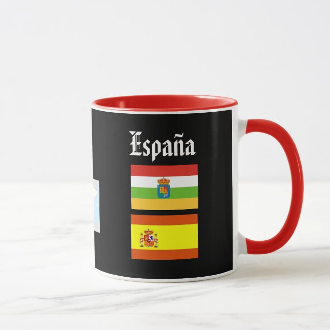Taza de la región de La Rioja * de España (Derecha)