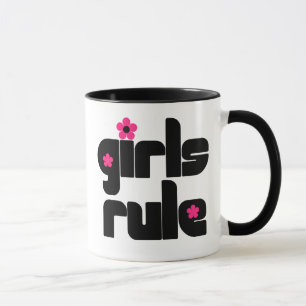 Taza de la regla de los chicas