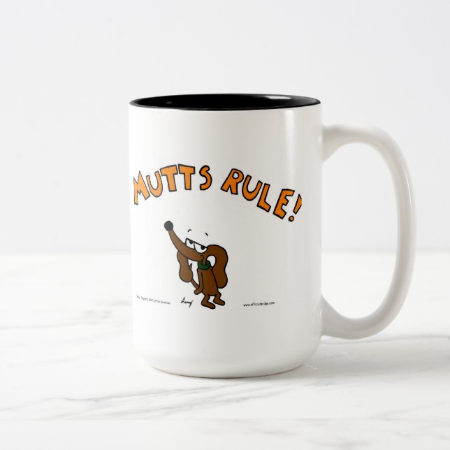 Taza de la REGLA de los MUTTS del jején (Derecha)