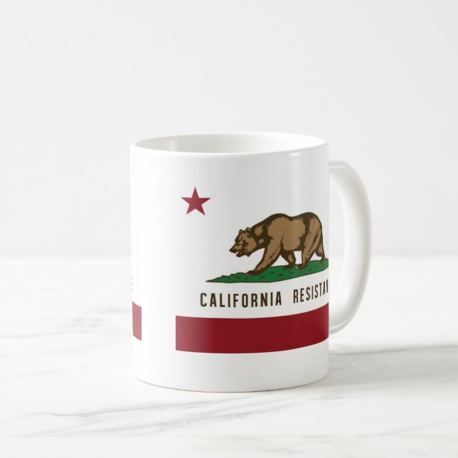 Taza de la resistencia de California (sin cita del (Anverso derecho)