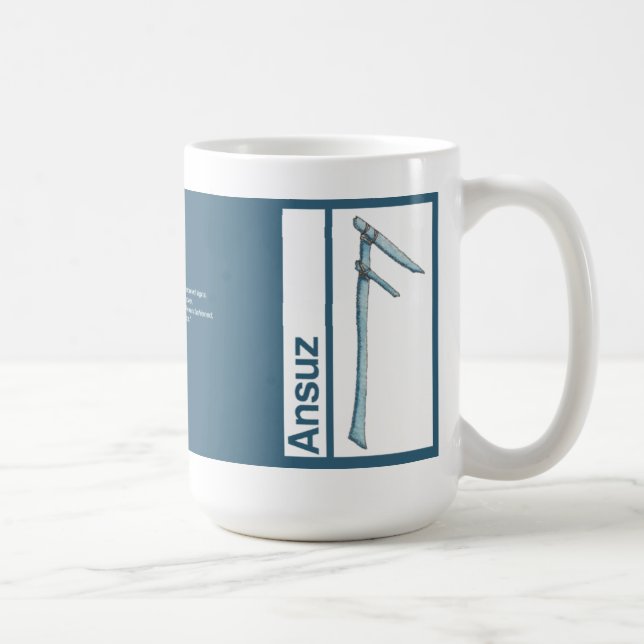 Taza de la runa:: Ansuz (Derecha)