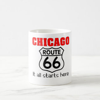 Taza de la ruta 66 de Chicago