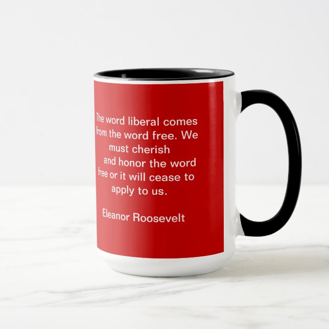 Taza de la sabiduría de Eleanor Roosevelt (Derecha)