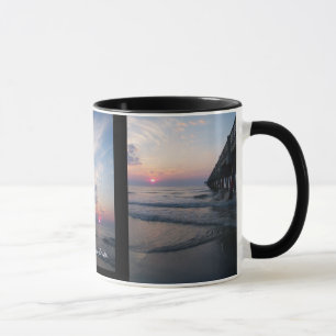 Taza de la salida del sol de la playa de