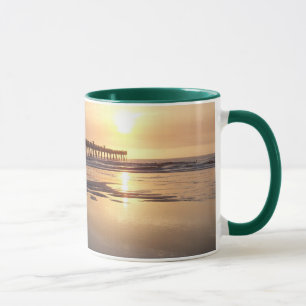Taza de la salida del sol de la playa de