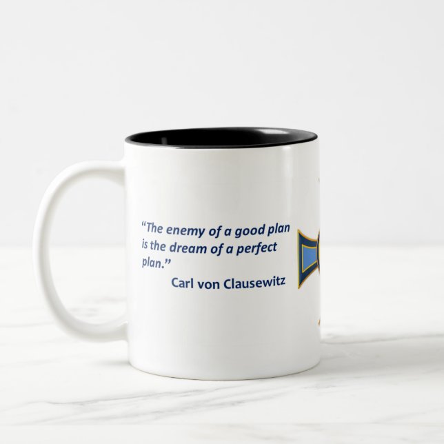 Taza de la señal del hombre de la doctrina (Izquierda)