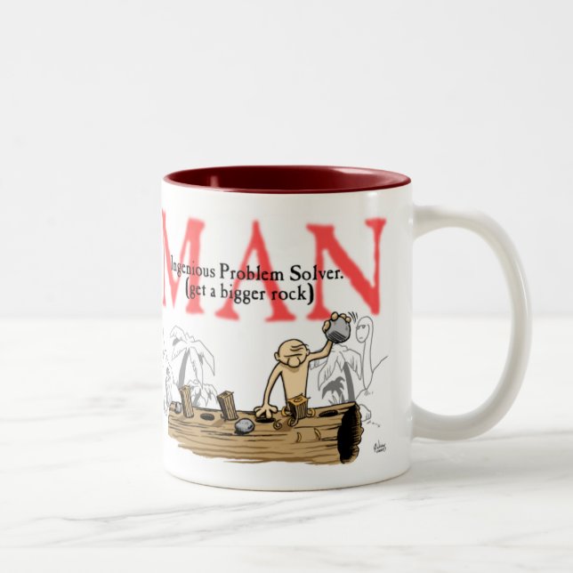 Taza de la serie del HOMBRE - solucionador de (Derecha)