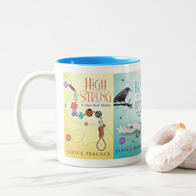 Taza de la serie del misterio de la cuenta de (Con donut)