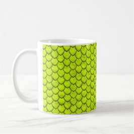 Taza de la serpiente verde de Fluo
