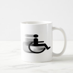 Taza de la silla de ruedas que apresura