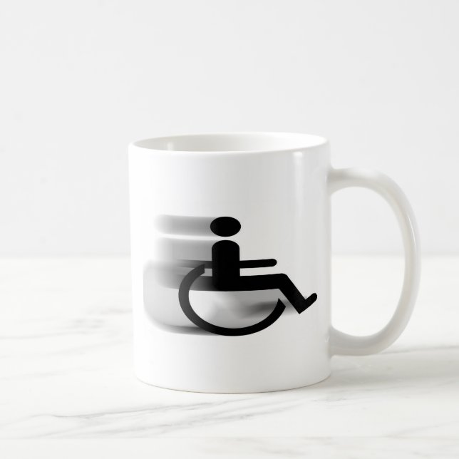 Taza de la silla de ruedas que apresura (Derecha)