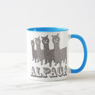Taza de la silueta 4 B de la alpaca