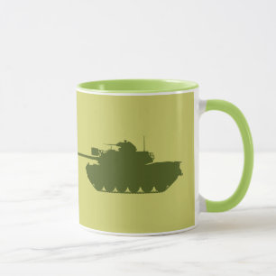 Taza de la silueta de M48A3 Patton