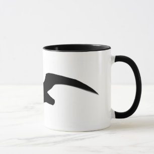 Taza de la silueta del albatros