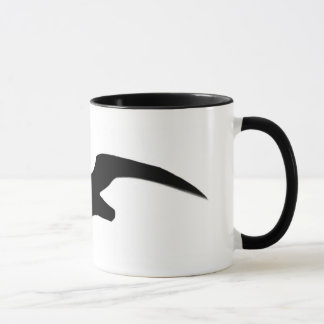 Taza de la silueta del albatros