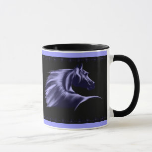 Taza de la silueta del caballo