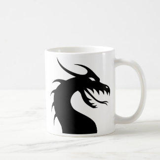 Taza de la silueta del dragón