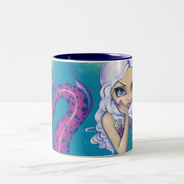 Taza "de la sirena manchada rosa" (Centro)