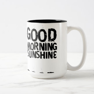 Taza de la sol de la buena mañana