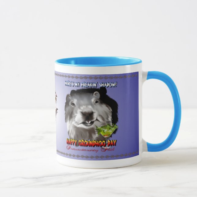 Taza de la sombra de Punxsutawney Phil (Derecha)