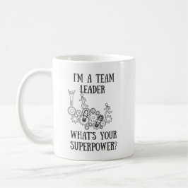 Taza de la superpotencia del líder de equipo