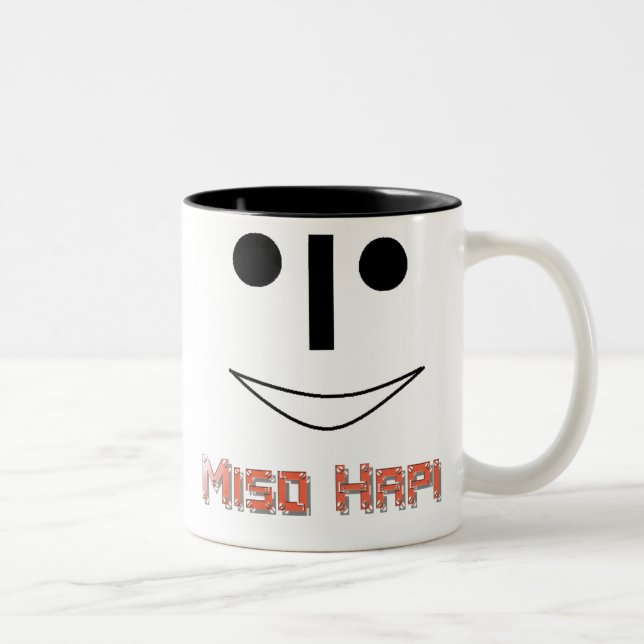 Taza de la taza de café de Hapi del Miso (Derecha)