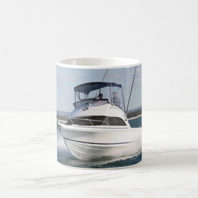 Taza de la taza de café del barco de Bertram 25 (Centro)