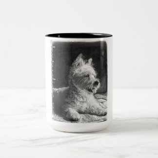 Taza de la taza de café del Bello Artes de Westie