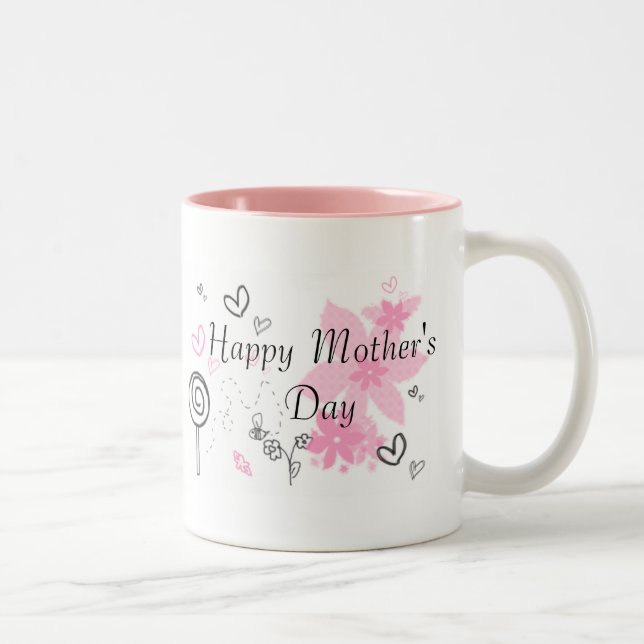 Taza de la taza de café del día de madre (Derecha)