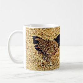 Taza de la taza de café del gallo/té