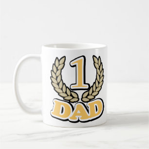 Taza de la taza de café del papá del CAMPEÓN #1
