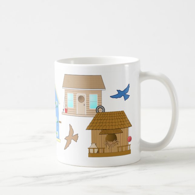 Taza de la TAZA de la CASA del PÁJARO (Derecha)