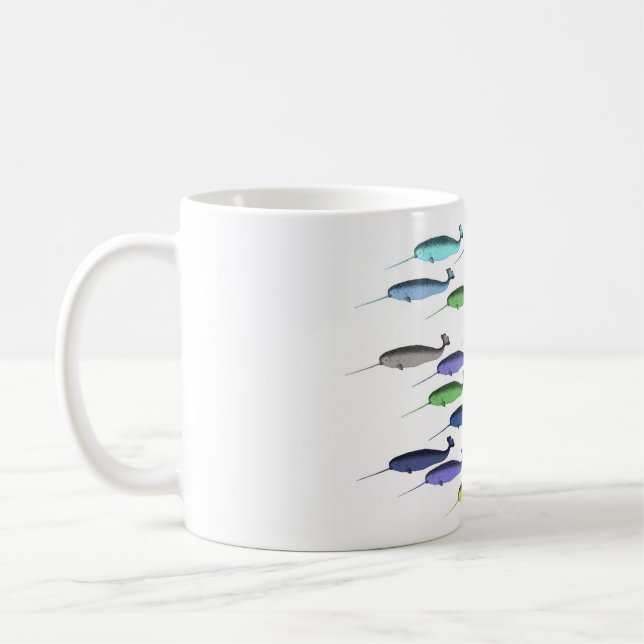 Taza de la taza de la cuadrilla de Narwhal (Izquierda)