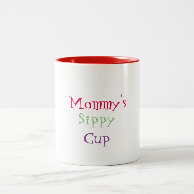 Taza de la taza de Sippy de la mamá (Centro)