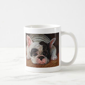 Taza de la taza del bulldog francés