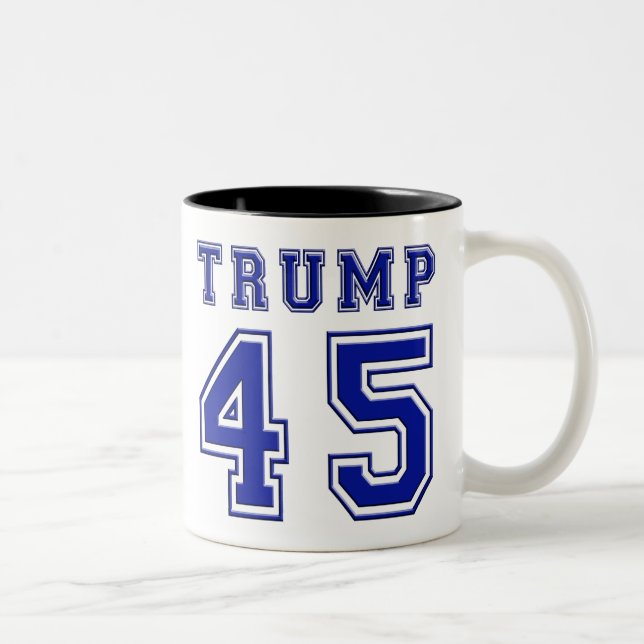 Taza de la taza del café con leche de presidente (Derecha)