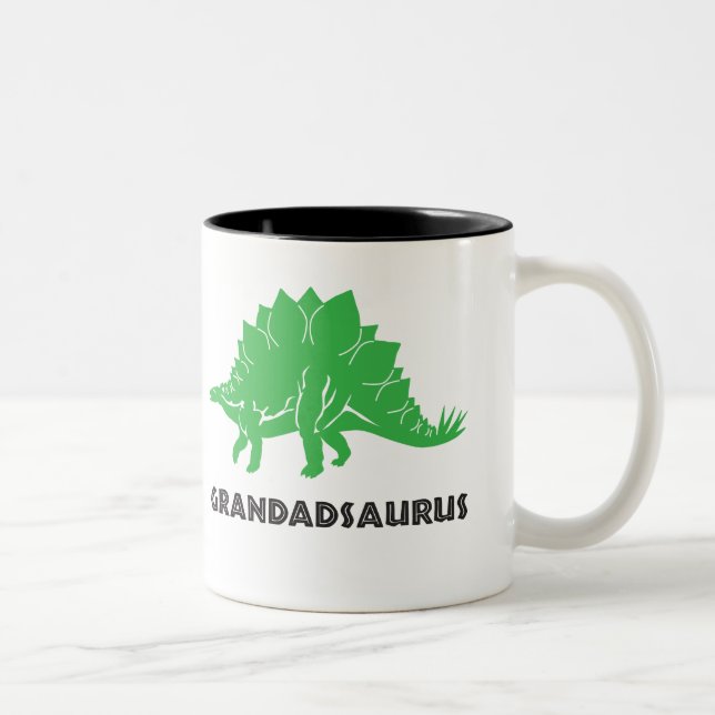 Taza de la taza del dinosaurio del STEGOSAURUS de (Derecha)