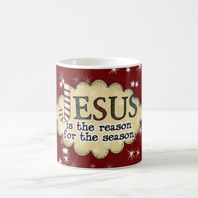 Taza de la taza del navidad de la estación de la (Centro)