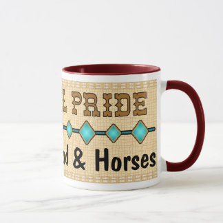Taza de la taza del orgullo de la vaquera